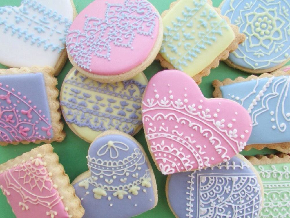 biscoitos decorados