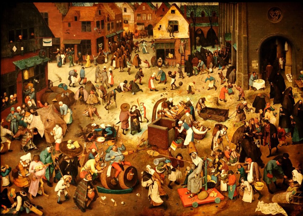 Le combat de Carnaval et de Carême, Pieter Brueghel l'Ancien (1559)